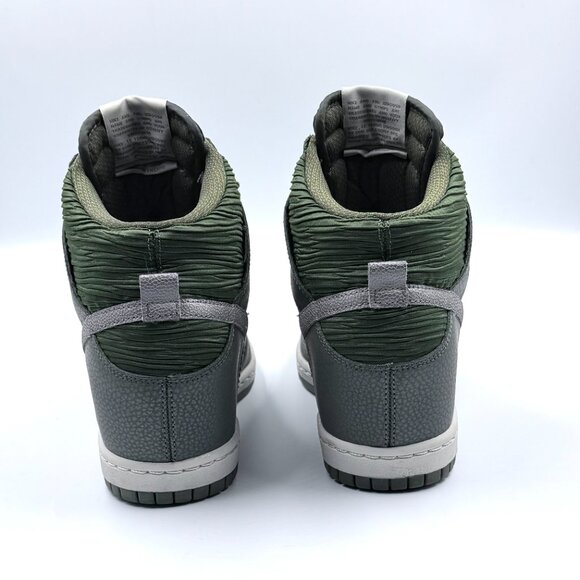 Wmns Nike Dunk Sky High Wedge 'Carbon Green Silver' - Picture 5 of 12